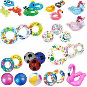 מצאתי המלצות וקופנים מרחבי הרשת מוצרים חמים ! Inflatable Boys Girls Kids Swim Rings Swimming Pool Water Floats Beach Ring Toy